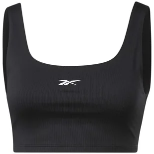Damski Stanik sportowy REEBOK WOR RIB BRALETTE GS1953 – Czarny - Biustonosze - miniaturka - grafika 1