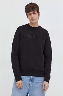Superdry bluza męska kolor czarny z aplikacją - Bluzy męskie - miniaturka - grafika 1