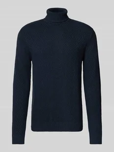 Golf o kroju regular fit z czystej bawełny model ‘TREVOR’ - Swetry męskie - miniaturka - grafika 1