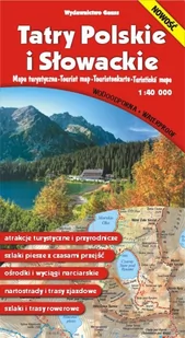Mapa Tatry Polskie i Słowackie - Opracowanie zbiorowe - Atlasy i mapy - miniaturka - grafika 1