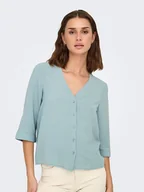 Bluzki damskie - JDY Bluzka w kolorze turkusowym - miniaturka - grafika 1