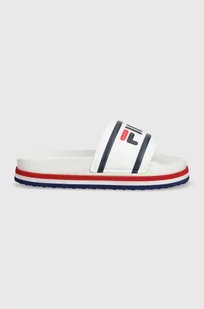 Fila klapki Morro Bay Zeppa damskie kolor biały - Klapki i japonki damskie - miniaturka - grafika 1