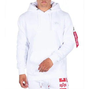 Bluza Alpha Industries Back Print Hoody 17831809 - biała - Bluzy męskie - miniaturka - grafika 1