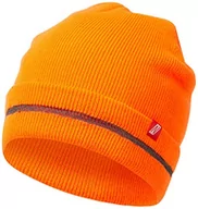 Czapki damskie - Nitras 730 Strick-Beanie - zimowa czapka dzianinowa dla kobiet i mężczyzn - przytulna ciepła, pomarańczowy, jeden rozmiar - miniaturka - grafika 1