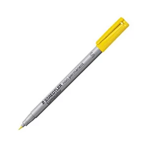 Staedtler 311 Lumocolor zestaw 10 cienkopisów uniwersalnych, końcówka S, średnica ok. 0.4 mm, niepermanentne, w opakowaniu kartonowym, żółty 311-1 - Markery permanentne - miniaturka - grafika 1