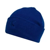 Czapki i chusty sportowe męskie - Czapka zimowa Calvin Klein CK Logo Beanie Niebieska - LZ04D8076G-IZ4 - miniaturka - grafika 1