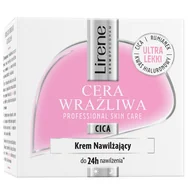 Kremy do twarzy - Lirene Cera Wrażliwa krem nawilżający 50ml - miniaturka - grafika 1