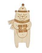 Zakładki do książek - Milin Zakładka drewniana - Panna Miś - Milin - miniaturka - grafika 1