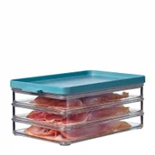 Pojemniki kuchenne - Mepal Pojemnik kuchenny na wędliny Omnia 500/3 Nordic Green 106416092400 106416092400 - miniaturka - grafika 1