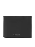 Portfele - Calvin Klein Portfel męski Ck Must Comp Trifold W Coin & Ca LV04D1045G Czarny - miniaturka - grafika 1