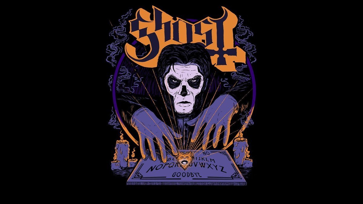 PODKŁADKA POD MYSZ Nadruk 22x18 cm GHOST Zespół rockowy Hard Rock Prezent