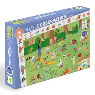 Puzzle obserwacja OGRÓD MAŁYCH PRZYJACIÓŁ  DJ07596 - Puzzle - miniaturka - grafika 1