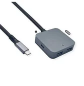 Huby USB - VALUE Koncentrator USB 3.2 Gen 2, 4 porty 2x A + 2x C, z kablem przedłużającym, 3 m 12.99.1126 - miniaturka - grafika 1