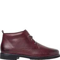 Kozaki damskie - Ganter Frida-f półdługie kozaki damskie, bordo - 39 EU Schmal - miniaturka - grafika 1