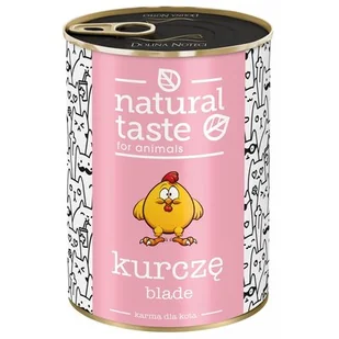Dolina Noteci, Natural Taste Puszka dla Kota Kurcze Blade 400g - Mokra karma dla kotów - miniaturka - grafika 1