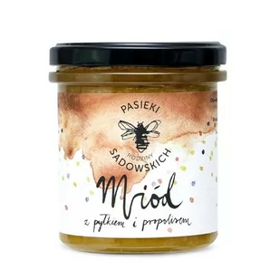 MIODZIARZE SP. Z O.O. NZ-AI PASIEKI SAD.MIÓD Z PYŁK/PROPOL. 430G - Miód - miniaturka - grafika 1