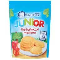 Desery dla dzieci - Gerber Junior, Herbatniczki maślane, 180 g, 12m+ - miniaturka - grafika 1