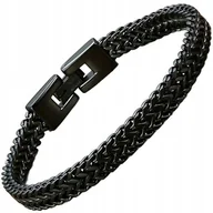 Bransolety męskie - BRANSOLETKA MĘSKA NA RĘKĘ STAL SZLACHETNA CHIRURGICZNA ORYGINALNA MODNA - miniaturka - grafika 1