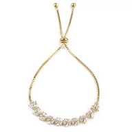 Bransoletki - Bransoletka elegancka STAL SZLACHETNA POZŁACANA - miniaturka - grafika 1