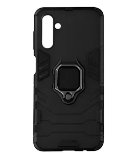 Odporne na wstrząsy hybrydowe etui Samsung Galaxy A13 5G z metalową podstawką pierścieniową w kolorze czarnym - Etui i futerały do telefonów - miniaturka - grafika 1