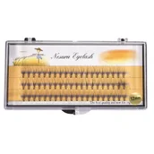 Sztuczne rzęsy i akcesoria - Sztuczne Rzęsy Nesura Kępki Rzęs 12 mm - 60 sztuk - miniaturka - grafika 1