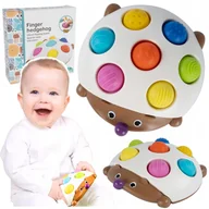 Zabawki interaktywne dla dzieci - Zabawka Sensoryczna Kolorowy Jeżyk Popit Antystresowa Zabawka Dla Dzieci Z935 - miniaturka - grafika 1
