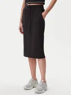 Spódnice - Puma Spódnica midi Her 685059 Czarny Regular Fit - miniaturka - grafika 1