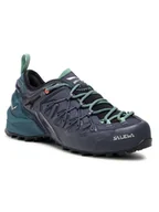 Buty trekkingowe damskie - Salewa Trekkingi Ms Wildfire Edge Gtx GORE-TEX 61376 3838 Niebieski - miniaturka - grafika 1