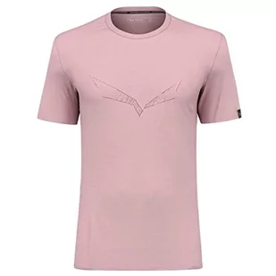 Salewa Puez Eagle Sketch Merino T-shirt męski, zephyr melanż, XL - Koszulki męskie - miniaturka - grafika 1