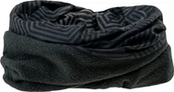 Czapki i chusty sportowe damskie - Hi-Tec Chusta wielofunkcyjna Rine Black/Optical Illusion - miniaturka - grafika 1