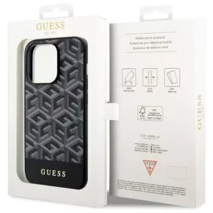 Guess GUHMP14XHGCFSEK do Apple iPhone 14 Pro Max 6,7" czarny/black hardcase GCube Stripes MagSafe - Etui i futerały do telefonów - miniaturka - grafika 8