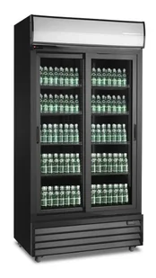 Szafa chłodnicza przeszklona RQ801SL-BLACK 800l drzwi przesuwne czarna (SD801SL) Resto Quality - Szafy i witryny chłodnicze - miniaturka - grafika 1