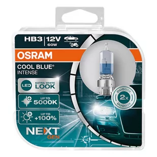 Żarówka samochodowa HB3 Osram Cool Blue Intense 5000K 60W - 2szt - Żarówki samochodowe - miniaturka - grafika 1
