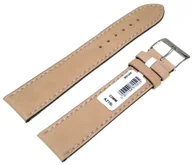 Akcesoria do zegarków - Skórzany pasek do zegarka 22 mm XL Chermond A219L.22 Beige - miniaturka - grafika 1