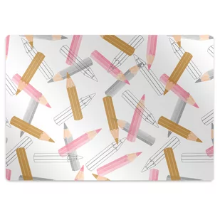 Mata pod fotel biurowy Ołówki Wzór 100x70 cm - Podnóżki, podpórki, podkładki - miniaturka - grafika 1