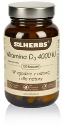 Witamina D3 4000 IU SOLHERBS - Witaminy i minerały Witamina D3 4000 IU SOLHERBS - Witaminy i minerały - miniaturka - grafika 1