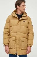 Kurtki męskie - Calvin Klein kurtka męska kolor beżowy zimowa - miniaturka - grafika 1