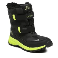 Buty dla chłopców - Śniegowce Kappa Kappa Cekis Tex T Black/Lime - miniaturka - grafika 1