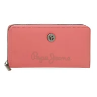 Portfele - Pepe Jeans Corin Portfel z uchwytem na karty Różowy 19,5x10x2 cm Poliester i PU by Joumma Bags, Różowy kolor, Talla única, Portfel z uchwytem na karty - miniaturka - grafika 1