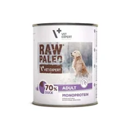 Mokra karma dla psów - VetExpert Raw Paleo Kaczka Adult Can 800g - miniaturka - grafika 1