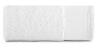 Ręczniki - Ręcznik Emi 70x140 biały zdobiony bordiurą frotte 500 g/m2 - miniaturka - grafika 1