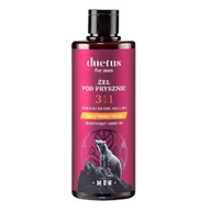 Żele pod prysznic dla mężczyzn - Duetus For Men energetyzujący żel pod prysznic 3w1 300ml - miniaturka - grafika 1