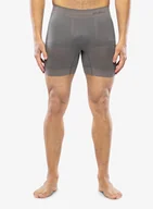 Majtki męskie - Bokserki tremoaktywne Brubeck Base Layer Boxer Shorts - grey - miniaturka - grafika 1