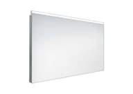 Lustra - Nimco Lustra - Lustro łazienkowe podświetlane LED 90x60 cm, kwadratowe, aluminiowe ZP 8019 - miniaturka - grafika 1