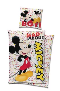 Carbotex, Pościel dziecięca, bawełniana, Myszka Mickey, 140x200 cm - Pościel dla dzieci - miniaturka - grafika 1