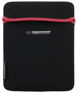 ESPERANZA Etui na Tablet 9.7 4:3 ET172R | Czarny /Czerwony | GRUBY NEOPREN 3mm - Etui do tabletów - miniaturka - grafika 3