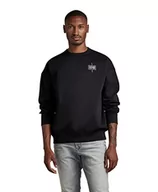 Bluzy męskie - G-STAR RAW Męska bluza unisex Core Loose Sweats, Czarny (Dk Black D23223-c235-6484), M - miniaturka - grafika 1