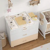 Przewijaki - Przewijak sztywny Woltu 80,2 x 75 cm biały - miniaturka - grafika 1