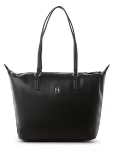 Tommy Hilfiger - Damska torba shopper, czarny - Torebki damskie - miniaturka - grafika 1