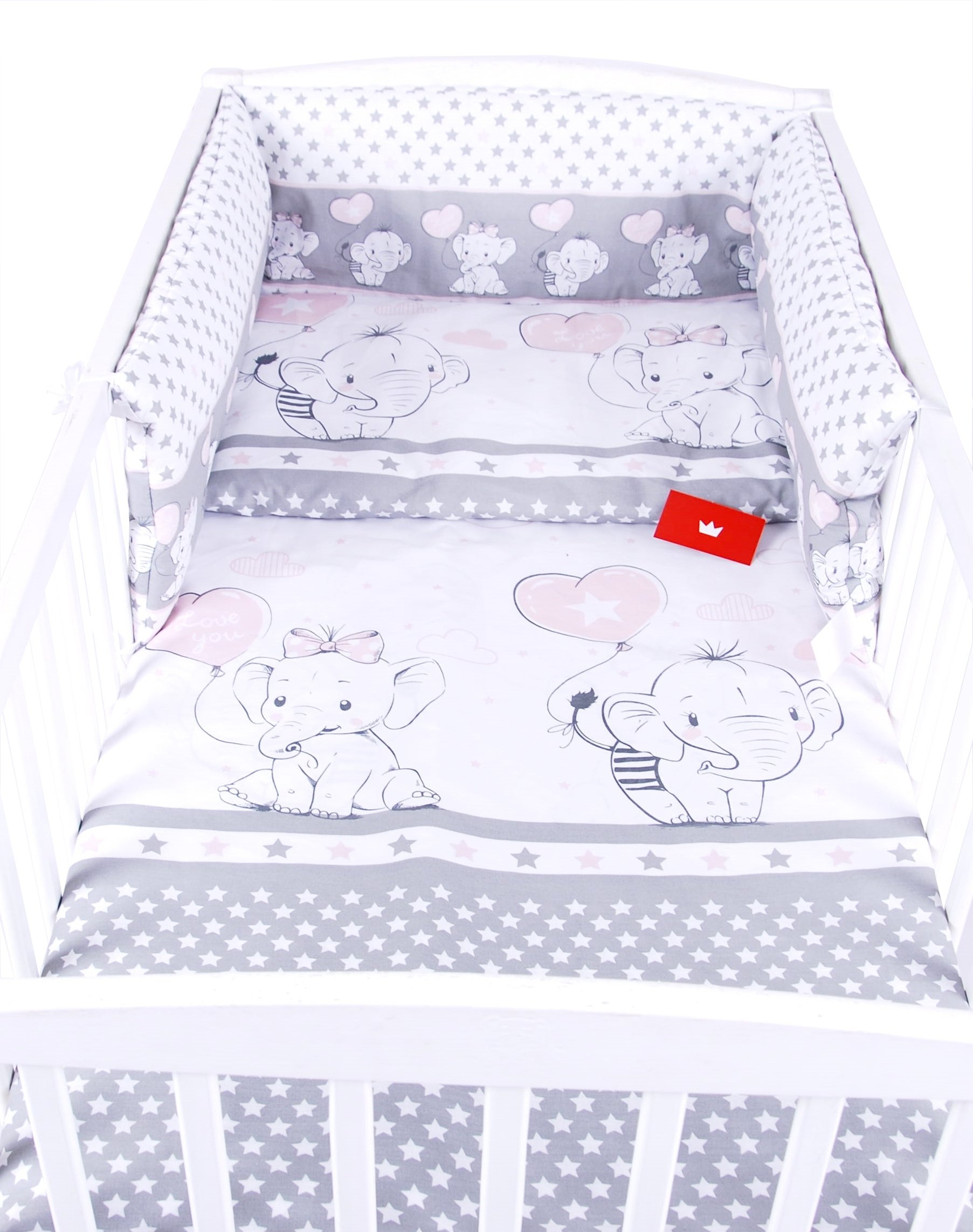 BabyLux Pościel Do Łóżeczka 120x60 Dziecięca Niemowlęca 120X90 cm 4EL N112